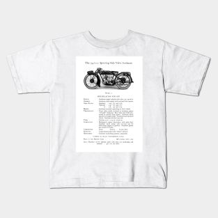 Sunbeam motorbike catalogue 1927 Kids T-Shirt